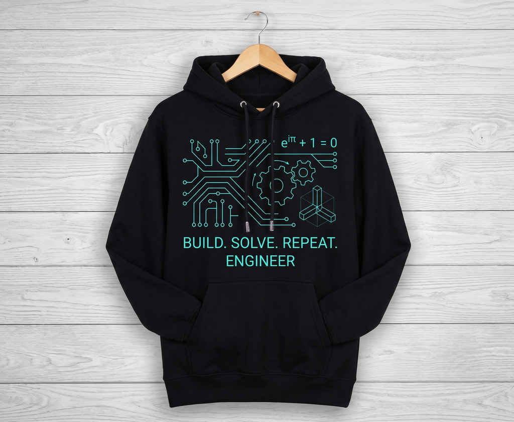 Build Solve Repeat Engineer – Hoodie | NIT Raipur