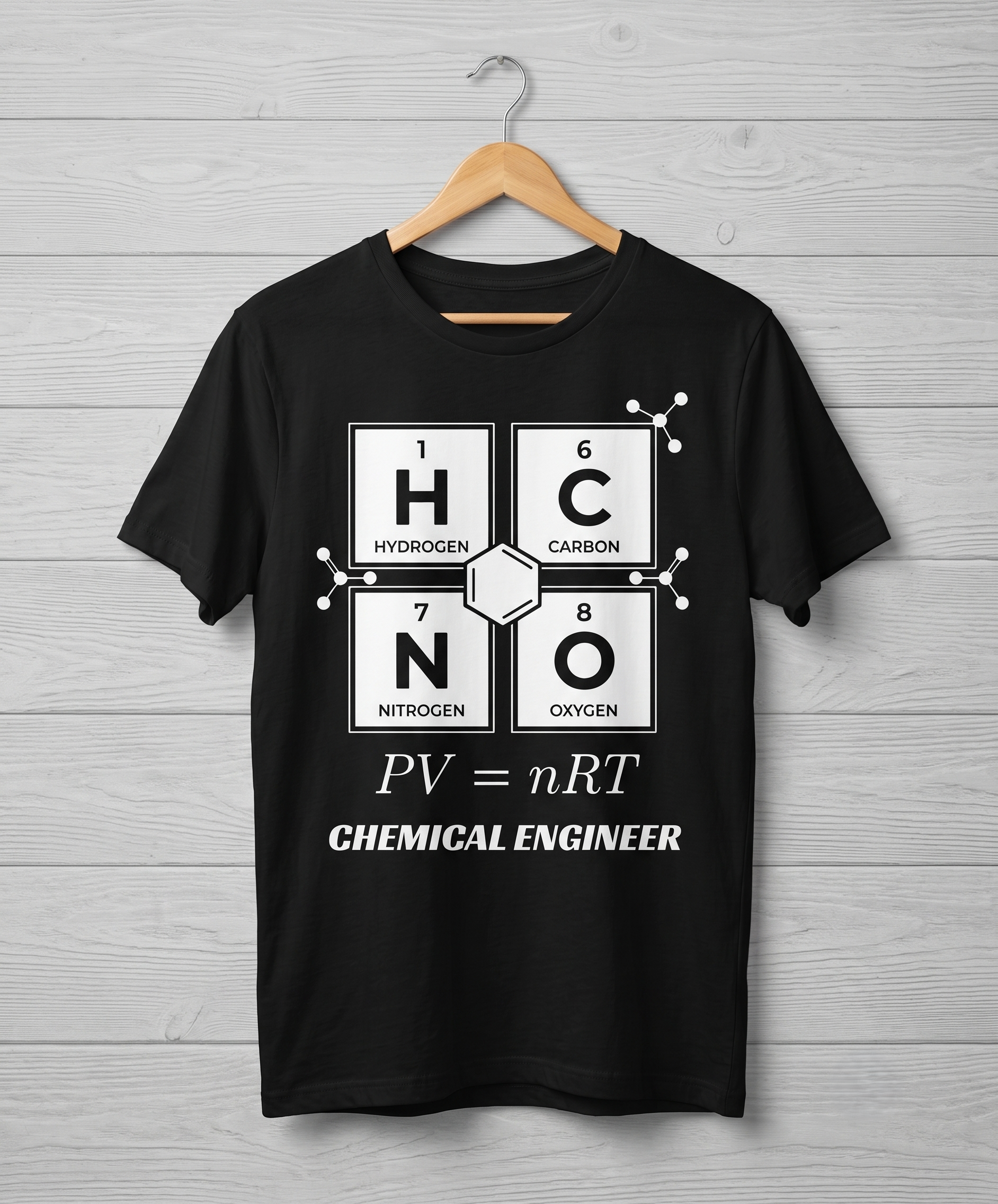 HCNO Chemical Engineer – Stretch T-Shirt | NIT Raipur
