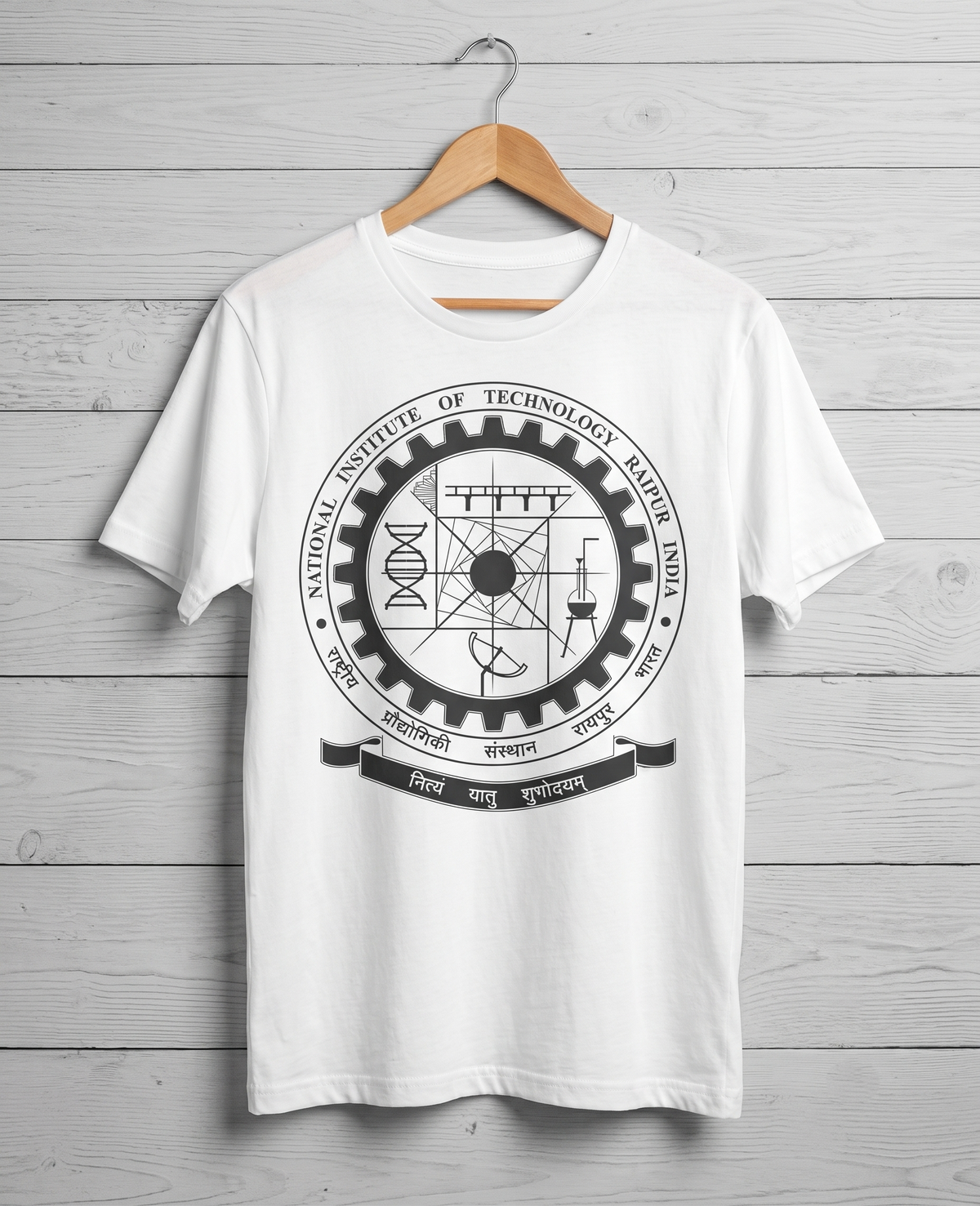 Robotic Arm – Round Neck T-Shirt | Unisex | NIT Raipur